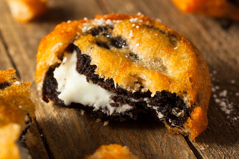 Dessert ideas with deep-fried oreos